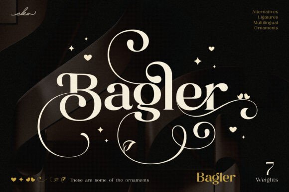 Bagler: A Serif Font That Elevates Your Brand Visuals