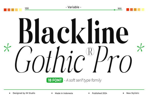 Blackline Gothic for Modern Web Design