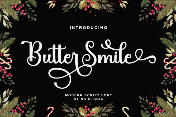 Butter Smile Script Font for Elegant Branding and Creative Projects