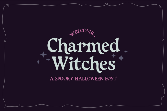 Charmed Witches Font for Spooky and Sophisticated Designs