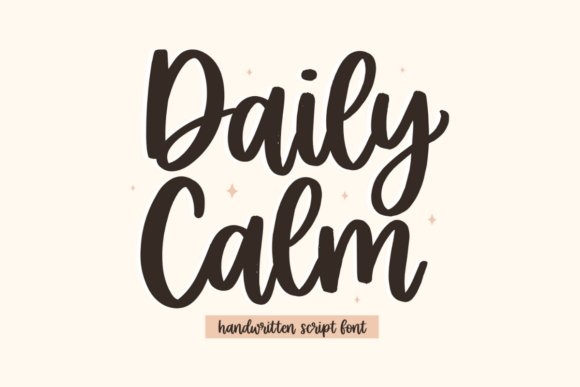 Daily Calm Font for Authentic Visual Storytelling