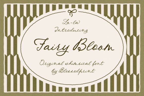 Fairy Bloom: A Whimsical Script Font for Creative Projects