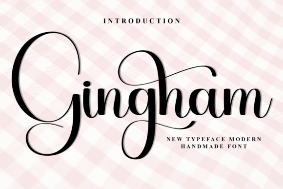 Gingham Font for Warm and Approachable Branding