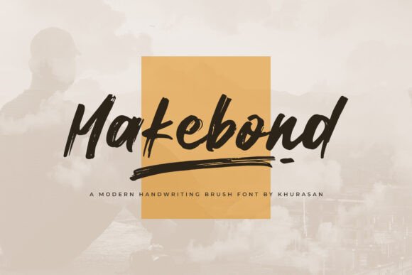 Makebond: A Modern Brush Font for Web Design