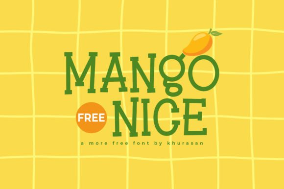 Mango Nice: A Modern Script Font for Creative Campaigns