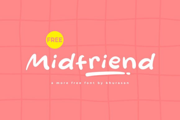 Midfriend: A Modern Font for Branding That Feels Personal