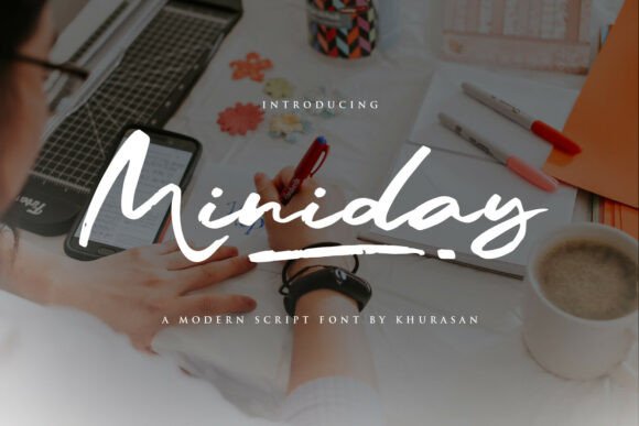 Miniday: A Modern Handwritten Script Font for Branding Projects