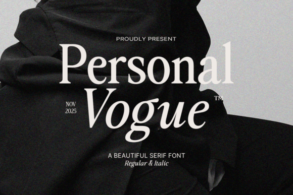 Personal Vogue: A Sophisticated Serif Font for Modern Branding