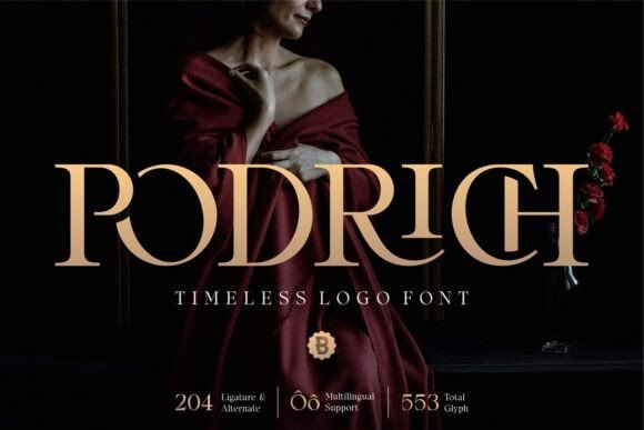 Podrich: A Timeless Serif Font for Elegant Editorial Design