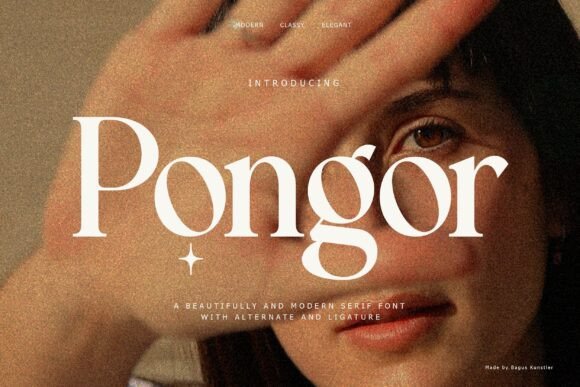 Pongor: A Serif Font That Elevates Your Campaigns