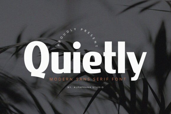 Quietly Font for Modern Branding and Digital Campaigns