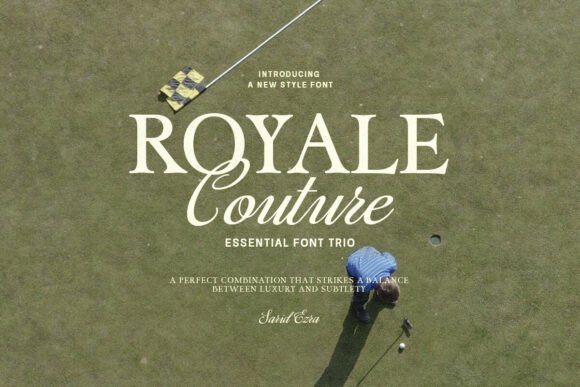 Royale Couture: A Serif Font for Handmade Creations