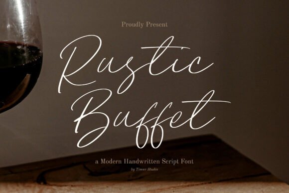 Rustic Buffet Font for Rustic Branding and Modern Design