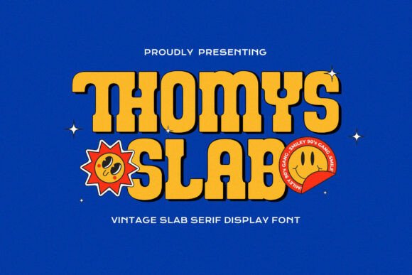 Thomys Slab: A Vintage Slab Serif Font for Modern Editorial Design